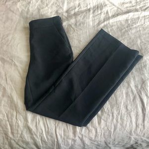 H&M Black High–Waisted Flare Dress Pants